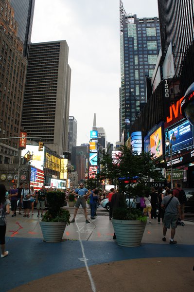 Tourist in Times Square