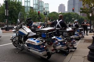Boston Police bikes