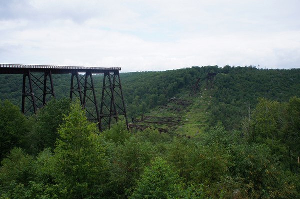 Destroyed Kinzau Viaduct, Pennsylvania