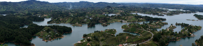 View from Penon de Guatape