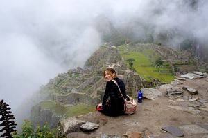 Taking in Machu Picchu city