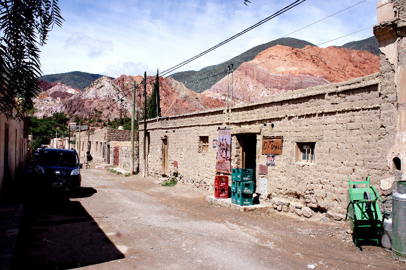 Purmamarca with the hill of seven colours