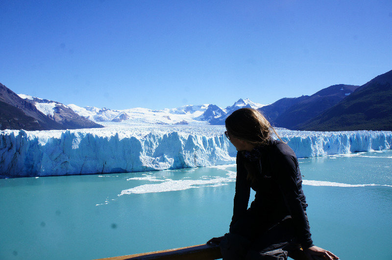 Amazing view of Perito Moreno glacier