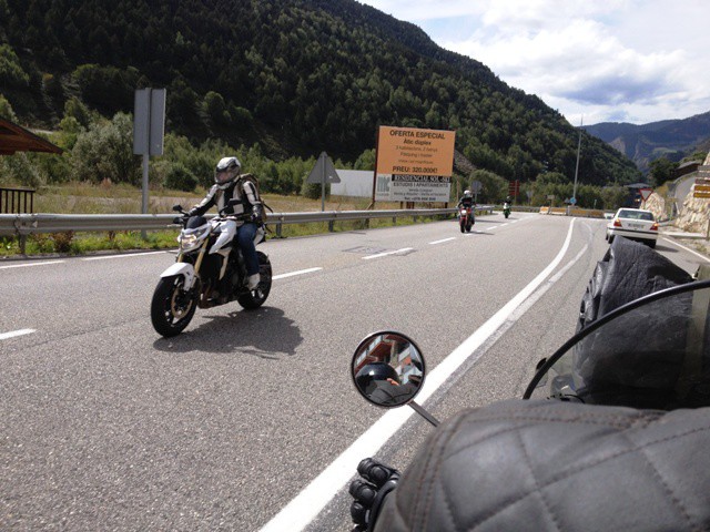 Bikes out in Andorra