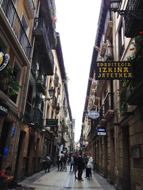 Streets lined with tapas bars