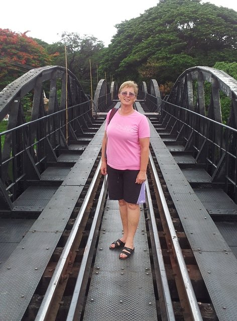 Lyn on Kwai Bridge