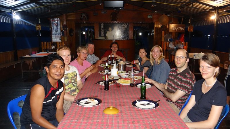 Our group dinner in Chiang Mai