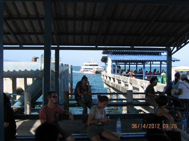 The ferry to transfer up from island to island