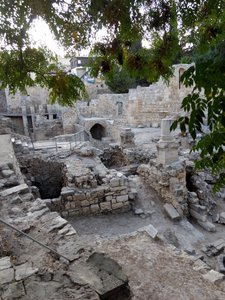 Excavated baths of Betheseda.
