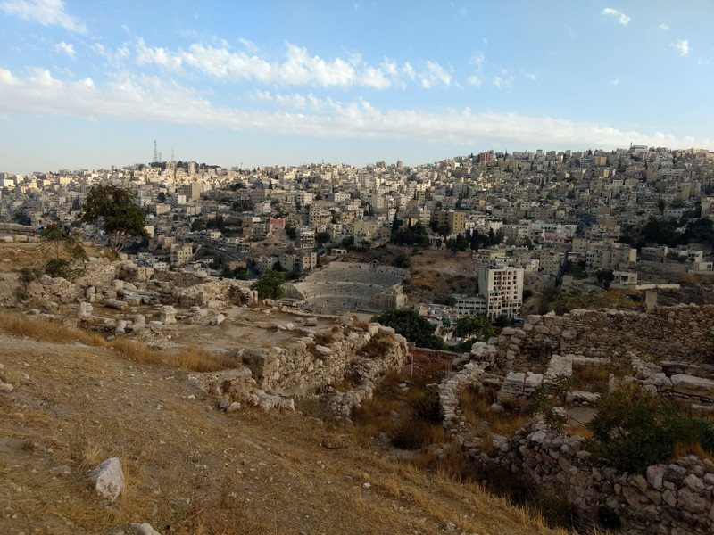 Part of Amman from the Citadel.