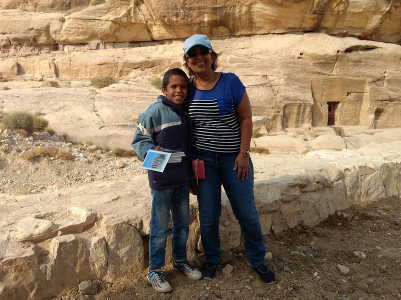 Amin, a little Bedouin boy we befriended in Petra.