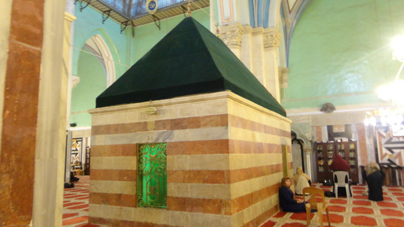 Traditionally recognized as Abraham's tomb.