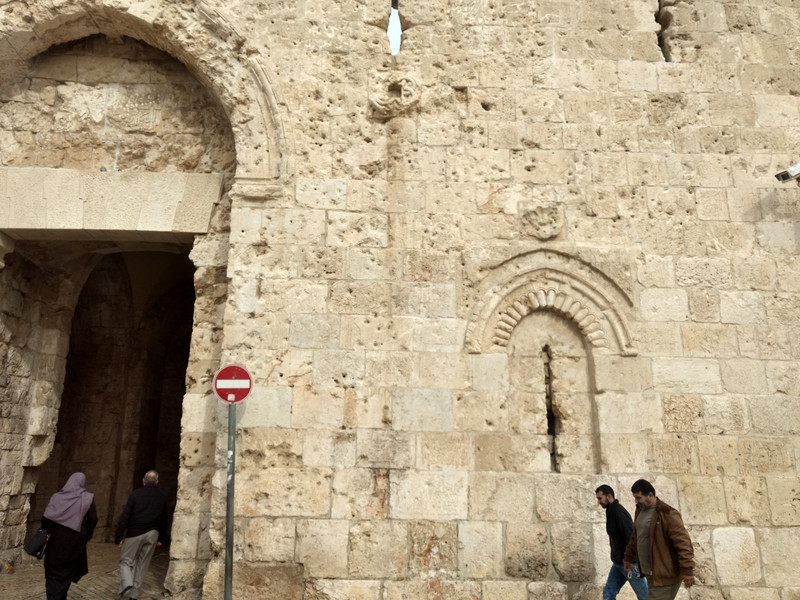 Zion gate, Jerusalem.