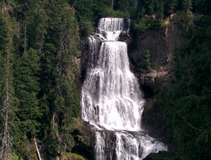 Falls near Olympic Village, Whistler.