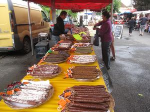 Sausages in the Dordogne