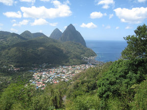 Soufriere town