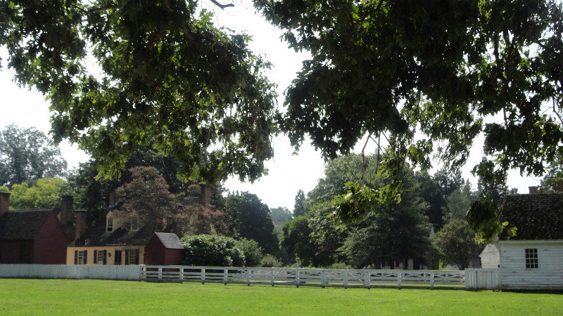 On the grounds of Historic Williamsburg