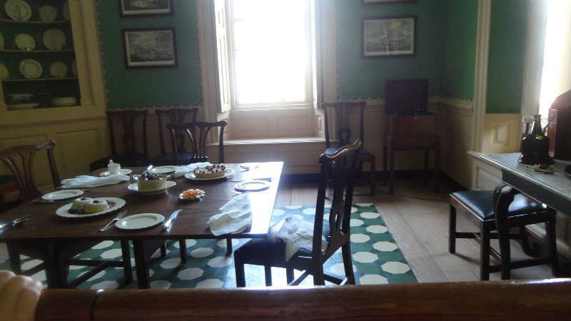 A dining room inside the Capitol building