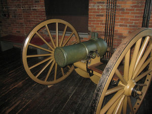 Civil war artillery manufactured at Tredegar