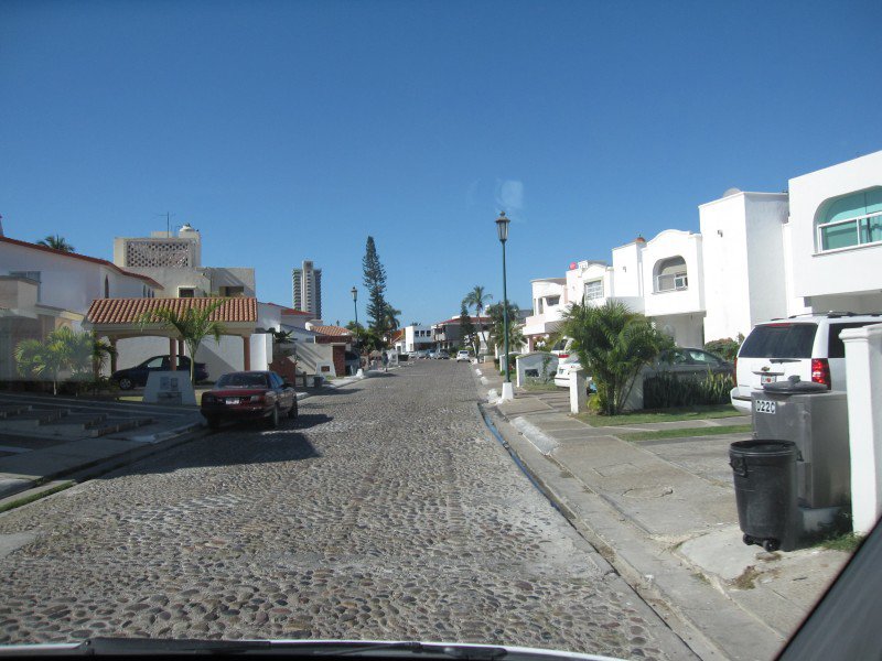 Modern residential area in Mazatland.