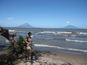 On Lake Nicaragua.