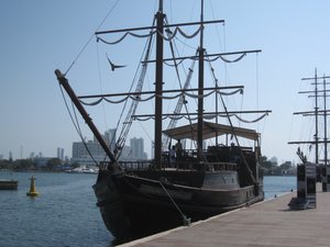 Replica of a Spanish galleon.