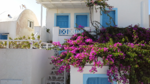 A typical home in this village of Oia on Santorini.
