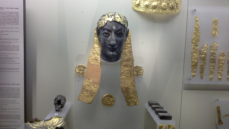 Some of the gold that adorned Apollo.