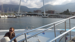 About to dock in La Spezia. 