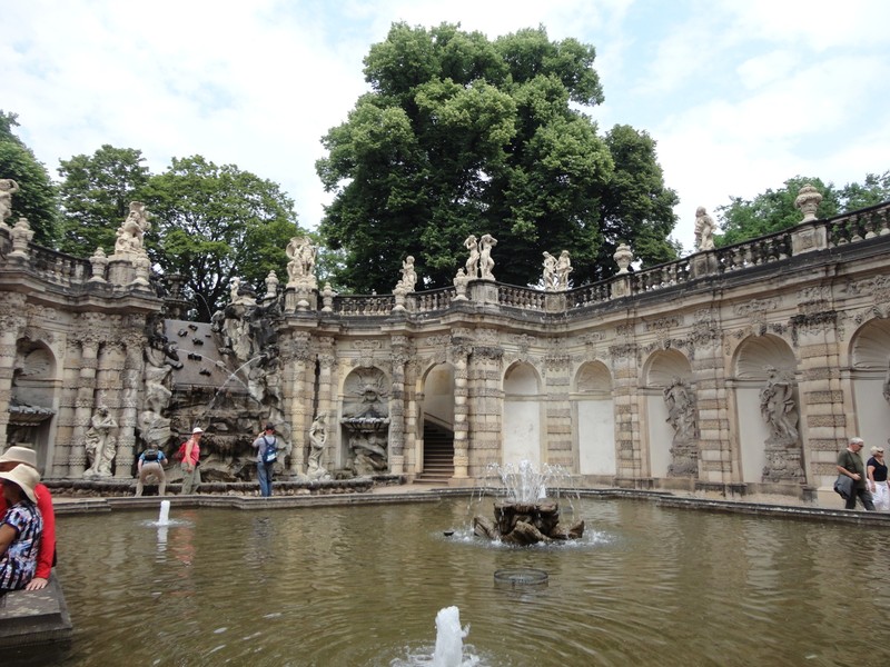 Inside the Zwinger Palace