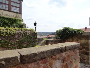 View from the castle ramparts.