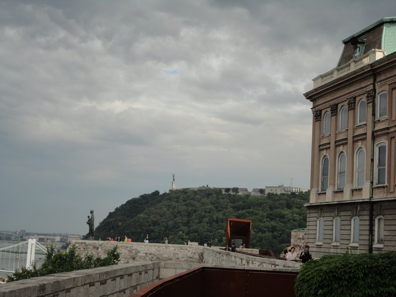 Citadel in the distance, taken from Buda Palace.
