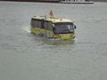 Amphibious tour bus.