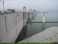 Three Gorges Dam at the upper level.