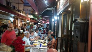 Superb dinner atmosphere outdoors in Fuengirola