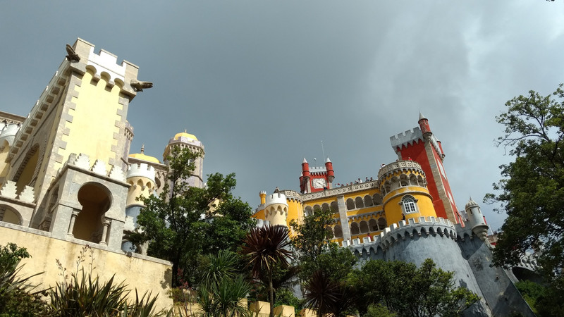 Beautiful, colourful Pena Palace