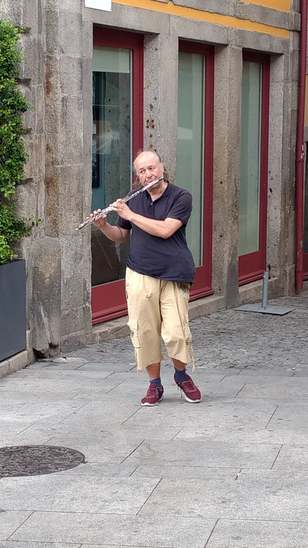 One of many characters on the streets of Porto.