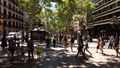 The famous Ramblas, Barcelona