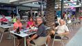 Waiting for our final dinner at Lunatic Restaurant, Salou, before departure for home.