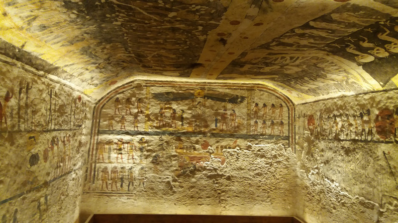 Luxor Valley of the Kings- Inside the tomb of Ramses IX