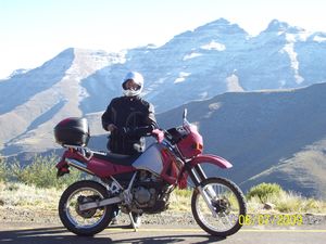 Danie with his Klr