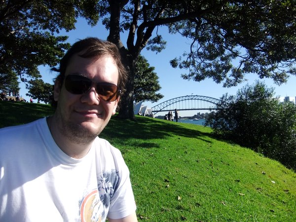 View of the Harbour Bridge from the Botanical Gardens