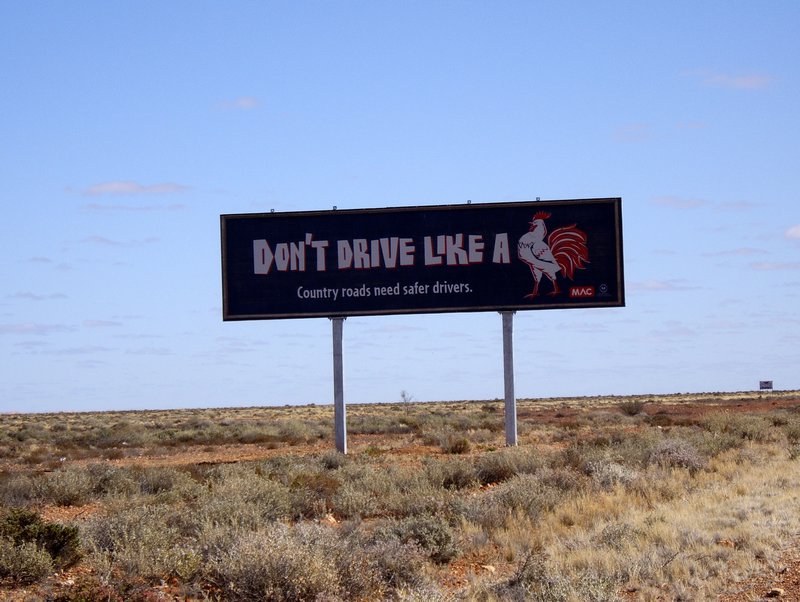 Government sign in South Australia