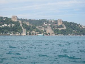 Ruined fortress on the Bosphorus