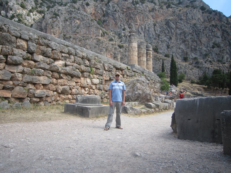 Me below Temple of Apollo