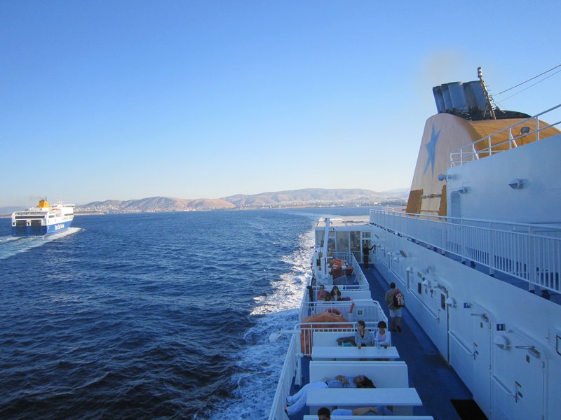 Leaving Piraeus 