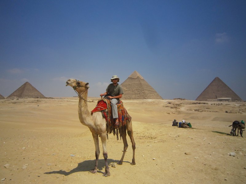 Me and Aziz at the Pyramids