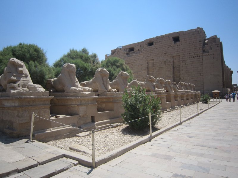 The Avenue of the Ram-Headed Sphinxes