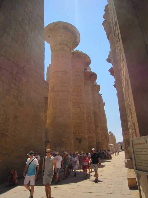 Leads into the Famous Hypostyle Hall