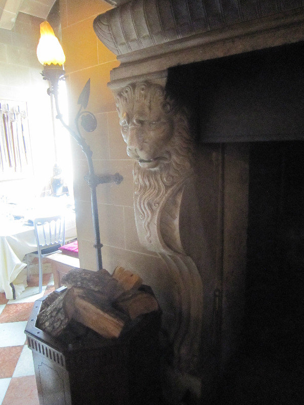 Fireplace in Great Hall